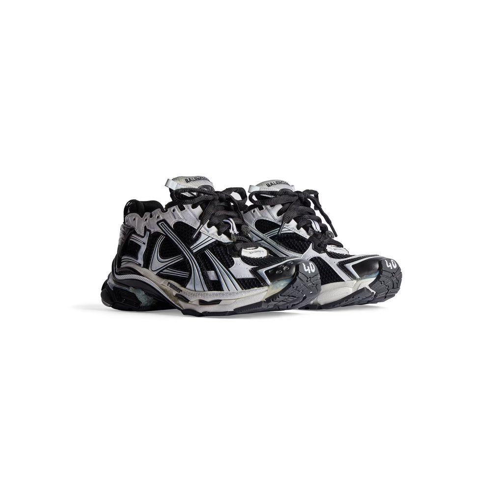 Balenciaga Runner Black White