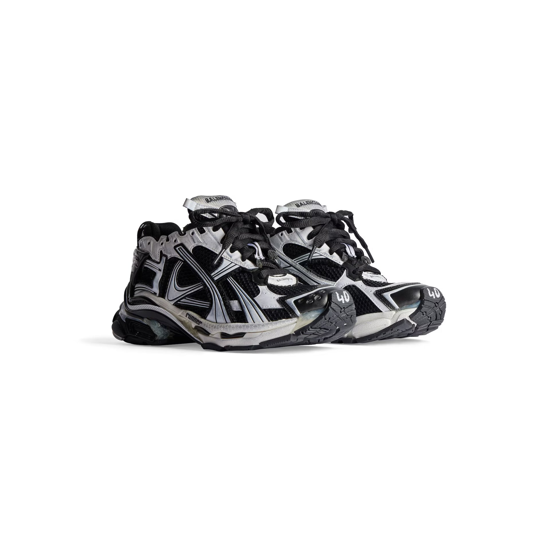 Balenciaga Runner Black White