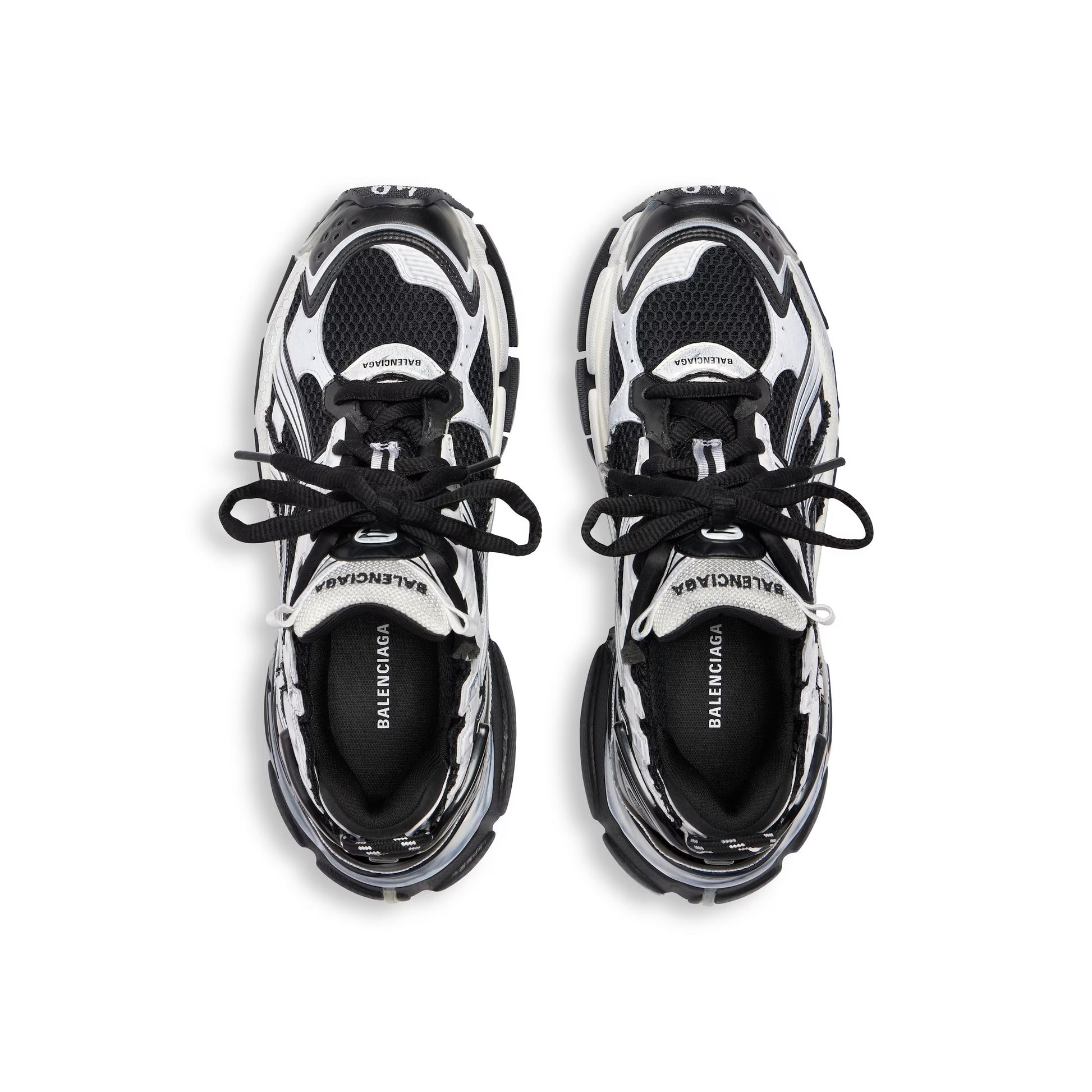 Balenciaga Runner Black White