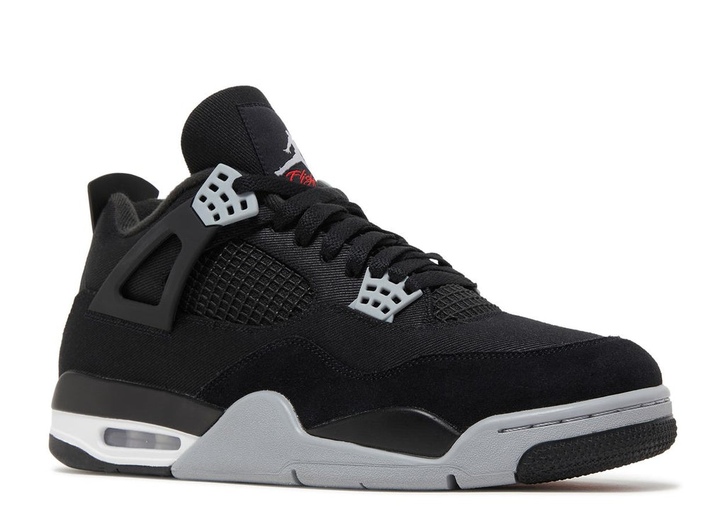 Jordan 4 Black Canvas
