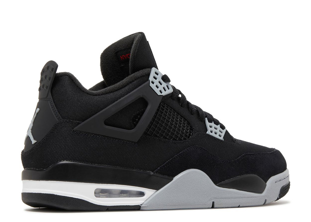 Jordan 4 Black Canvas