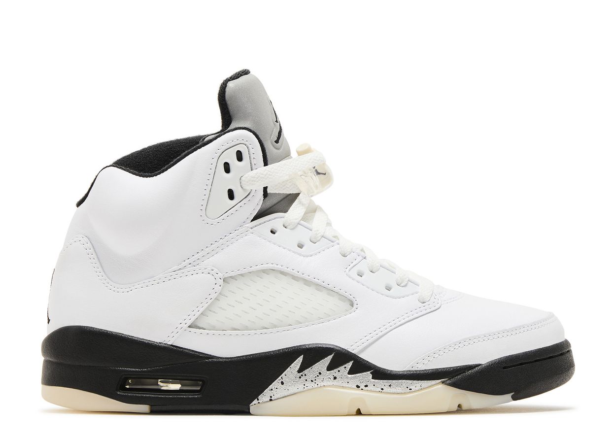 Jordan 5 White & Black