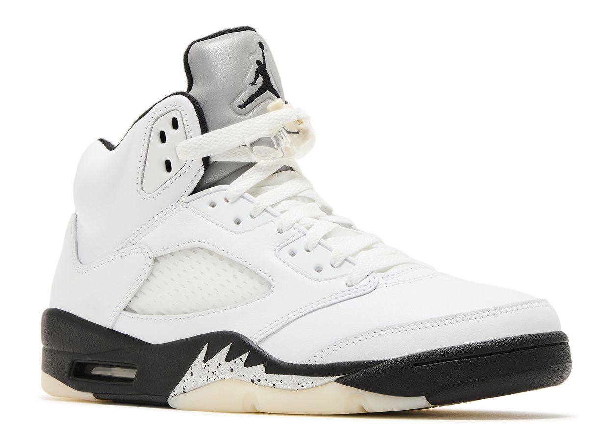 Jordan 5 White & Black