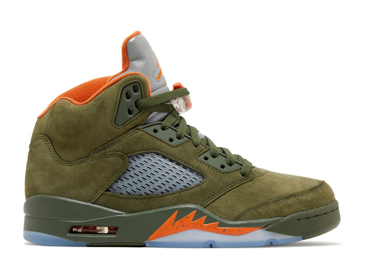 Jordan 5 Olive Green