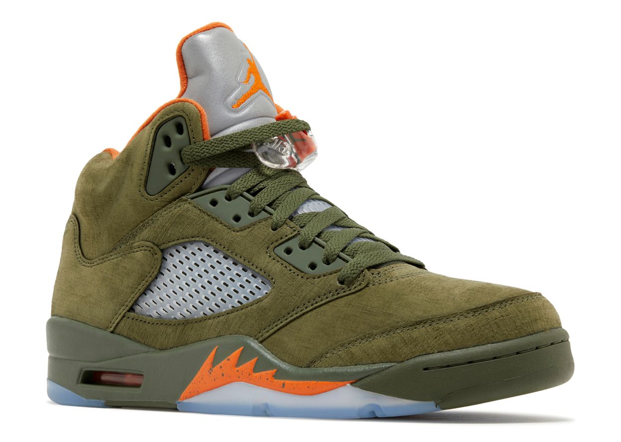 Jordan 5 Olive Green