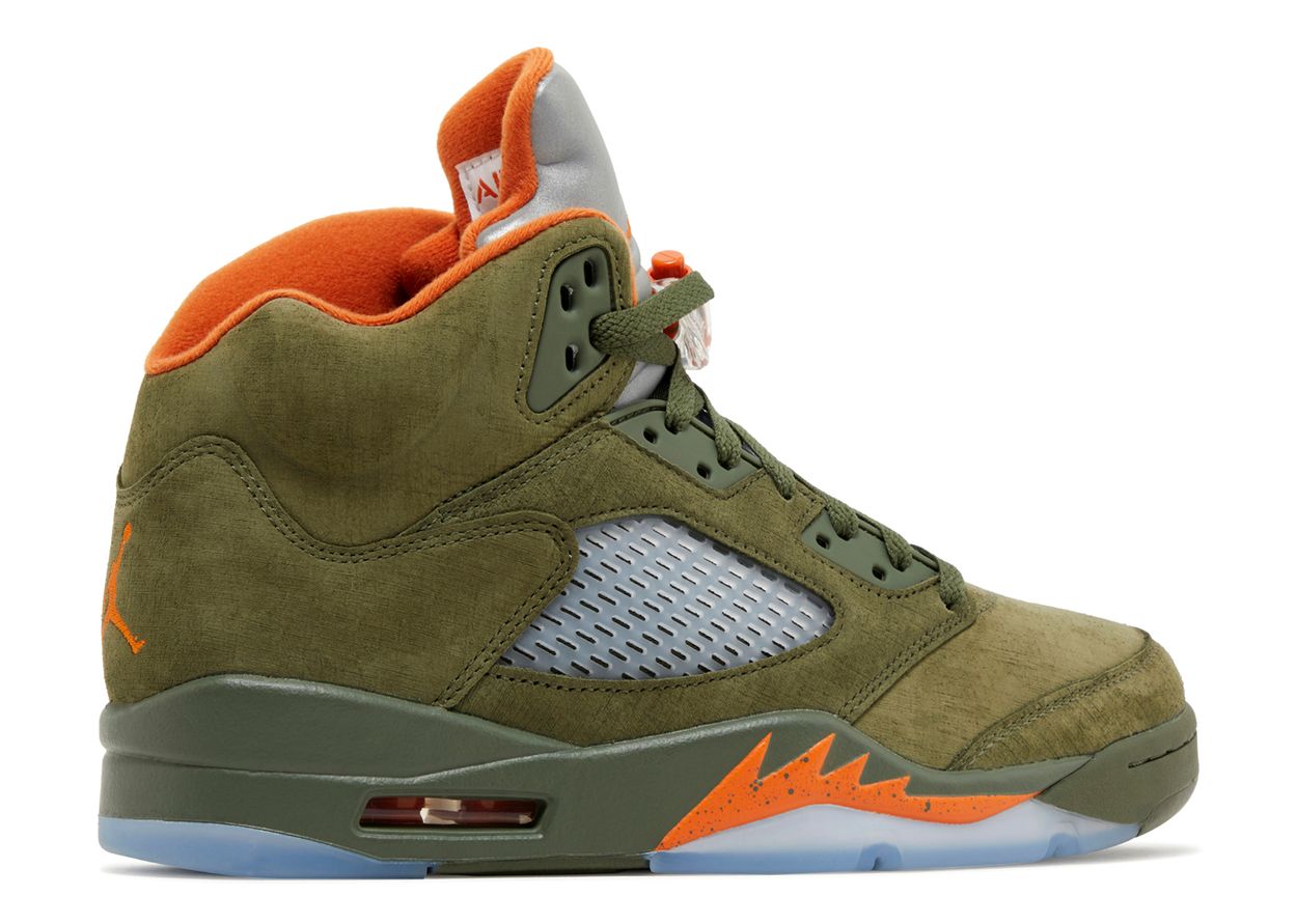 Jordan 5 Olive Green