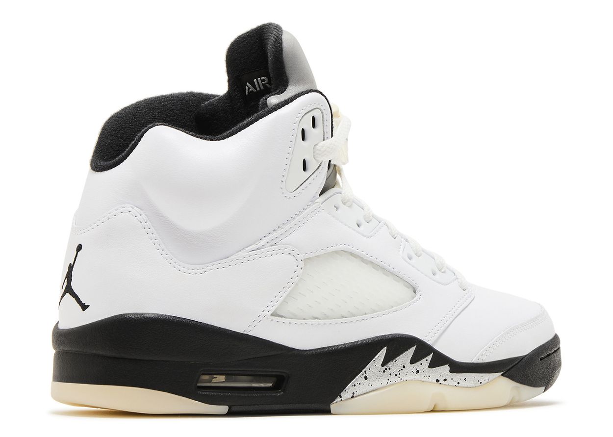 Jordan 5 White & Black