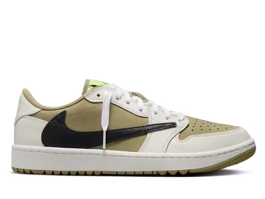 Jordan 1 Low Golf Travis Scott Neutral Olive