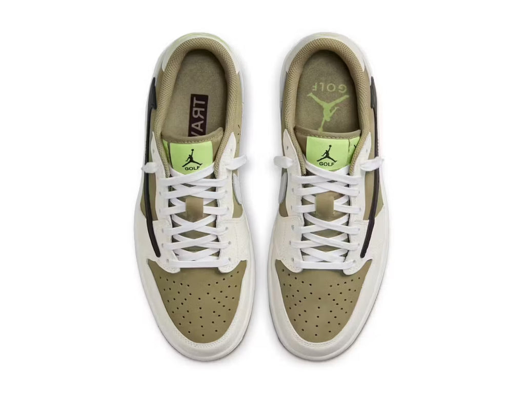 Jordan 1 Low Golf Travis Scott Neutral Olive